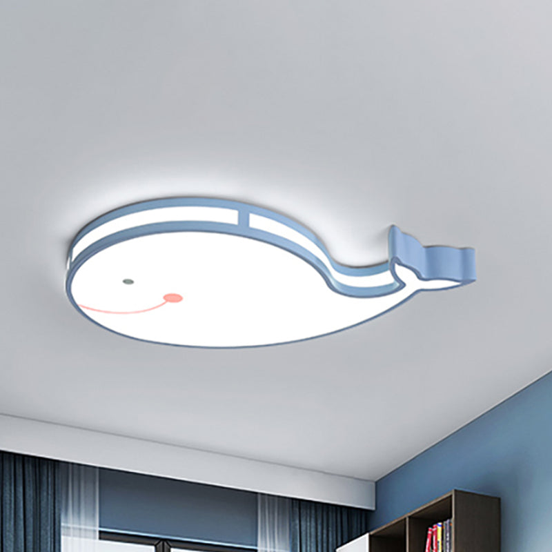 Whale Baby Cartoon Led Flush Mount Ceiling Light For Bedroom’ This Revised Title Maintains The