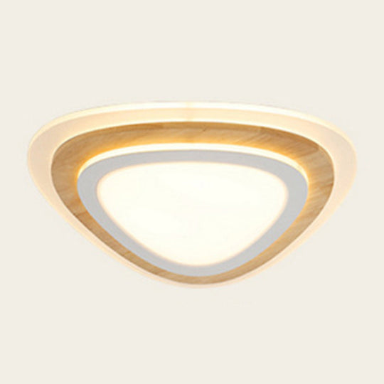 Nautical Acrylic Led Flush Mount Ceiling Light For Kids Room