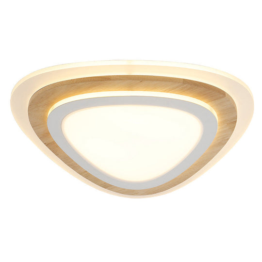 Nautical Acrylic Led Flush Mount Ceiling Light For Kids Room