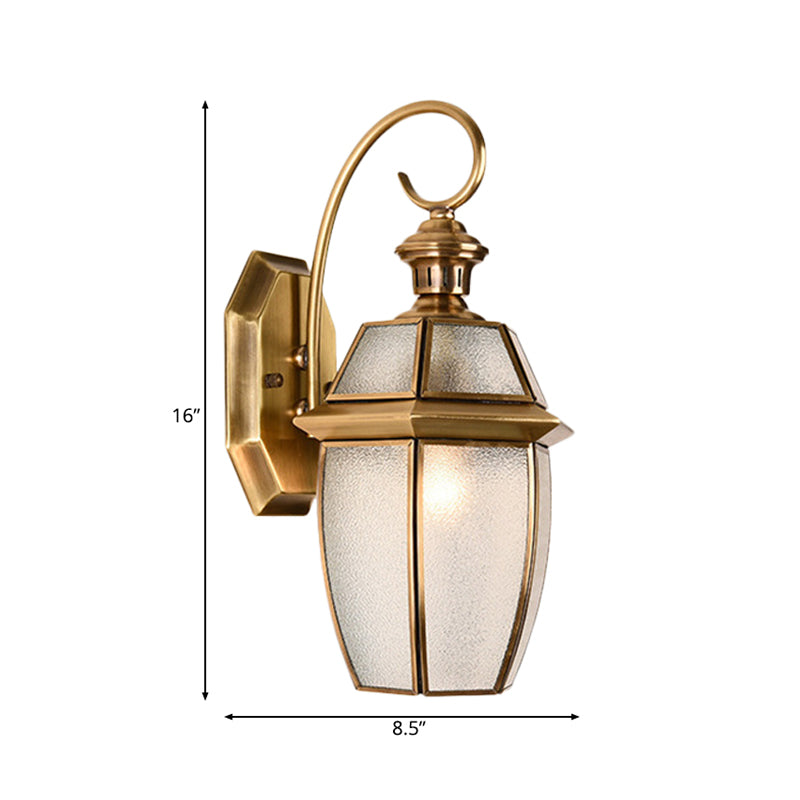 Traditional Gold Urn Sconce - Wall Lighting Fixture For Dining Room