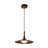 Minimalist Wooden Trumpet Pendant Led Light For Tea Room