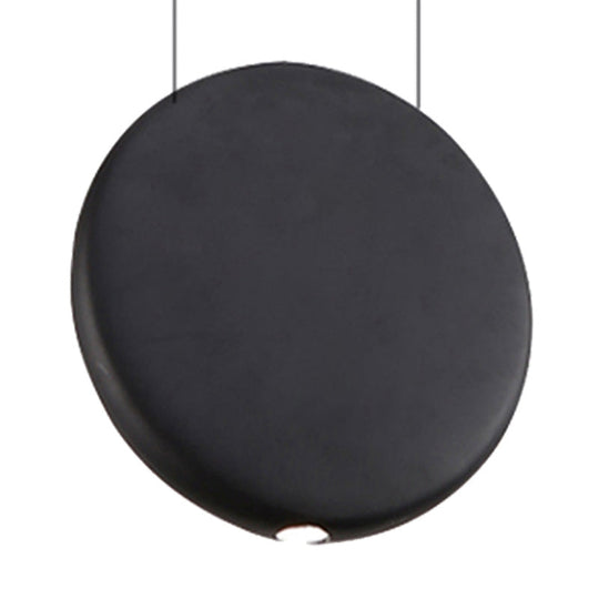 Modern Nordic Resin Pendant Lamp In Black/Grey/Green With Led Warm/White Light 3 Sizes