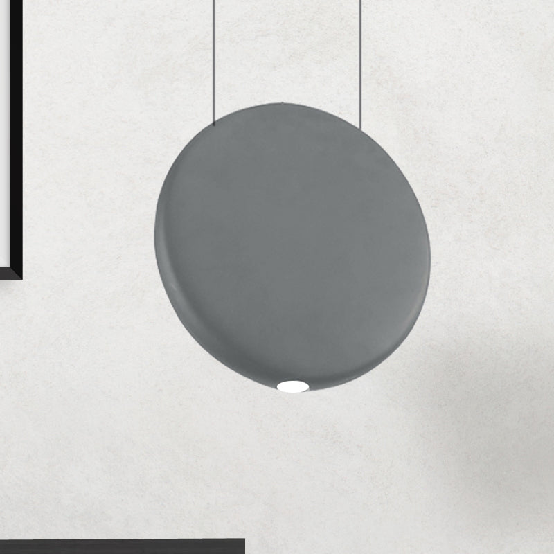 Modern Nordic Resin Pendant Lamp In Black/Grey/Green With Led Warm/White Light 3 Sizes Grey / 6