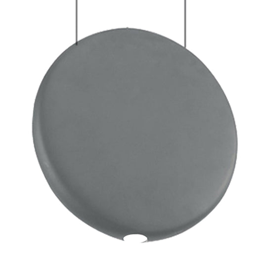 Nordic Led Resin Hanging Lamp Black/Grey/Green Round Suspension Pendant Warm/White Light 6’/8.5/12’W