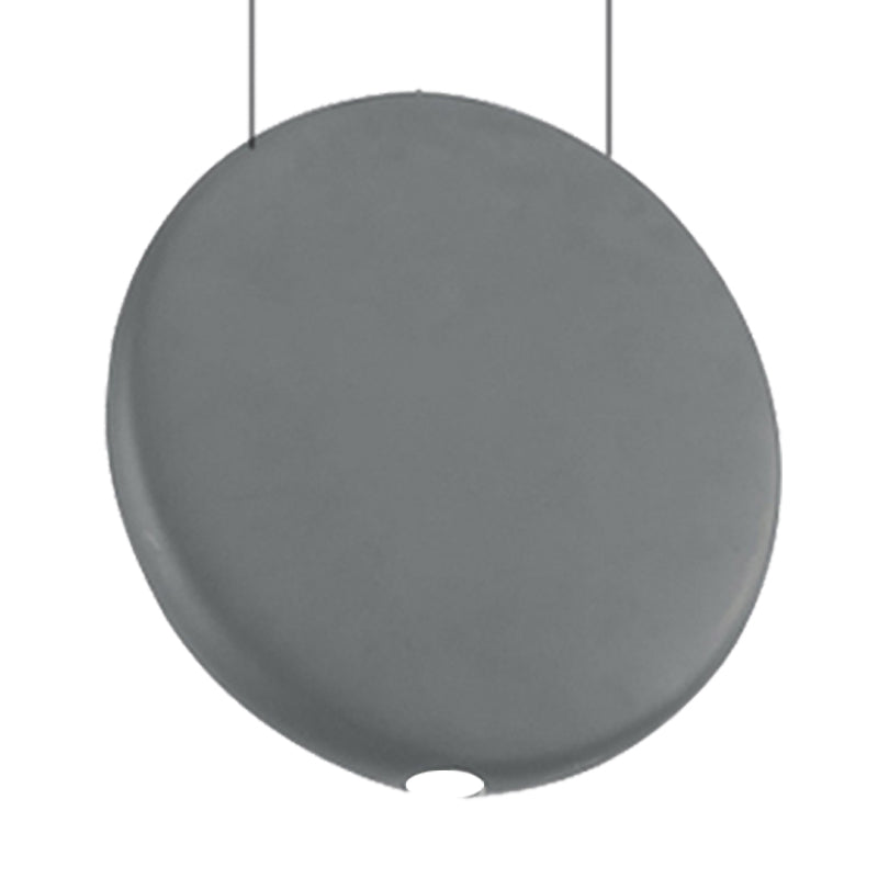Modern Nordic Resin Pendant Lamp In Black/Grey/Green With Led Warm/White Light 3 Sizes