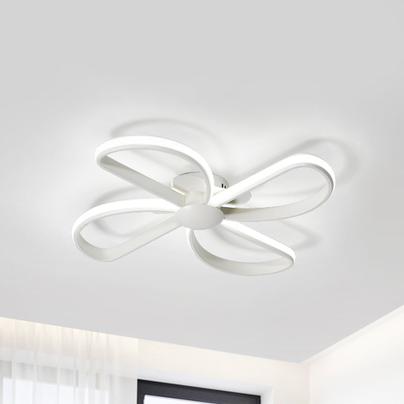 Nordic Stylish Led Ceiling Lamp - Blossom Shape Ideal For Kid’s Bedroom White /
