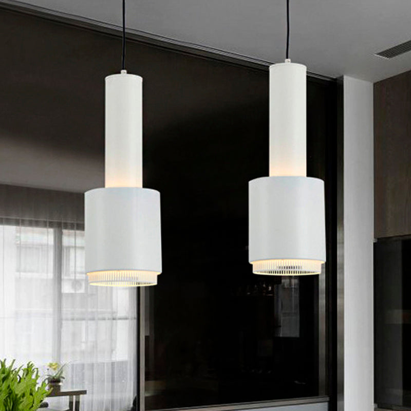 Modernist Black/White Hand Grenade Pendant Light For Restaurant: Metal Hanging Ceiling Fixture