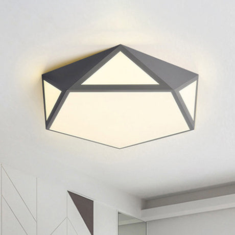 Modern Nordic Candy Ceiling Lamp - Led Flushmount Light For Corridor Decor