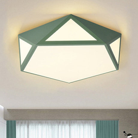 Modern Nordic Candy Ceiling Lamp - Led Flushmount Light For Corridor Decor