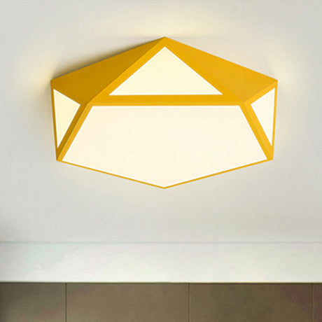 Modern Nordic Candy Ceiling Lamp - Led Flushmount Light For Corridor Decor