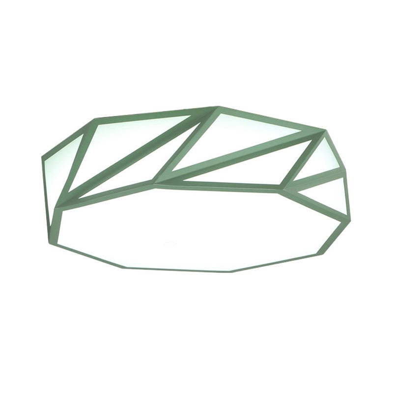 Macaron Led Ceiling Light: Stylish Flushmount For Adult Kid Bedroom