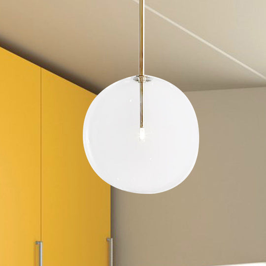 Global Pendant Lighting: Post Modern Clear Glass Led Hanging Lamp (6/7/8 Wide) For Dining Room / 6