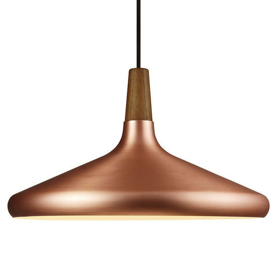 Nordic Conical Metal Suspension Pendant Light For Dining Room - Modern & Stylish Design Rose Gold /