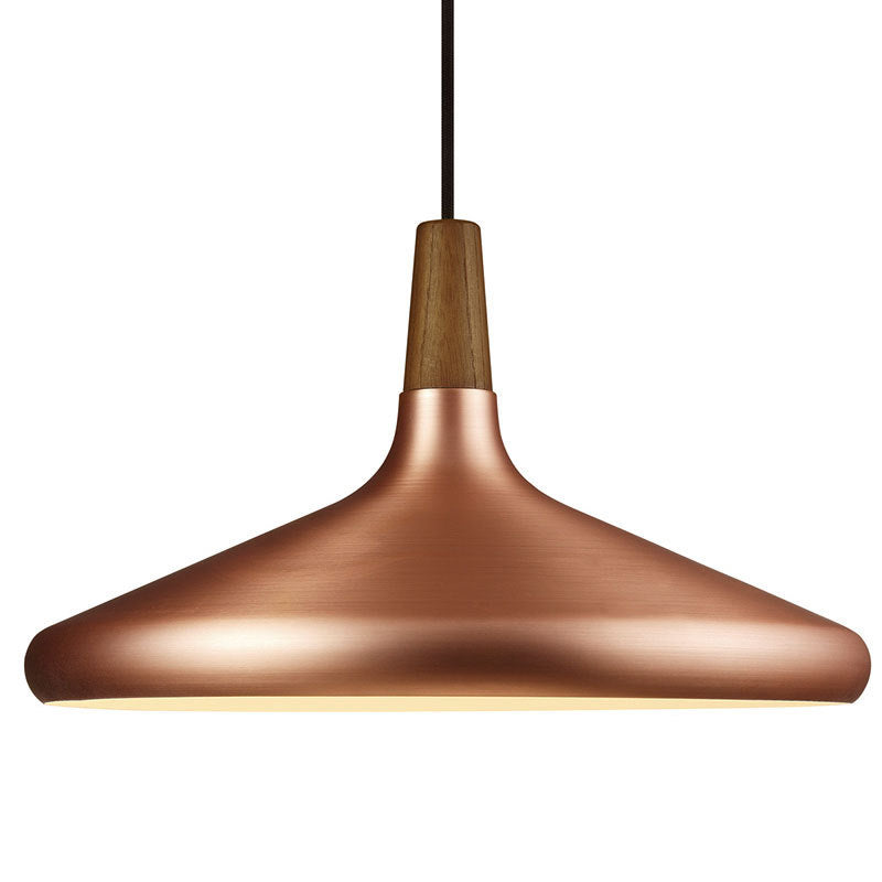 Nordic Conical Metal Pendant Light Fixture - Perfect For Dining Room Ambiance! Rose Gold / 15.5