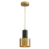 Grenade-Shaped Metal Pendant Lamp For Modern Living Room Black