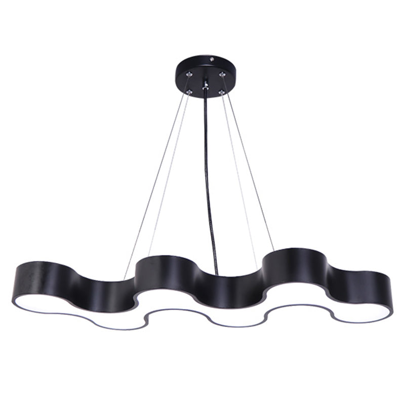 Irregular Shape Pendant Ceiling Light: Modern Acrylic Led Fixture For Office Lighting