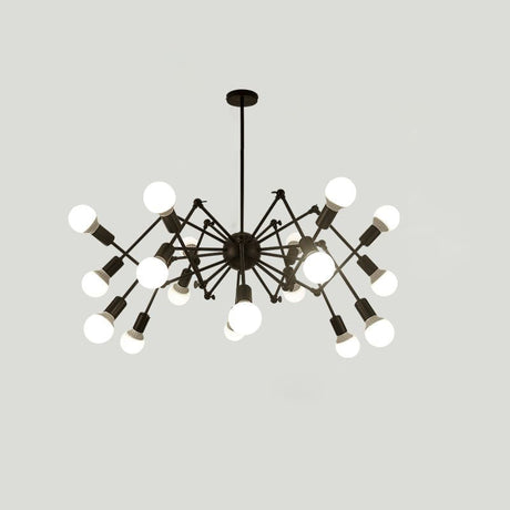 Spider Metal Chandelier: Modern Industrial Pendant Lighting For Clothing Shops And Commercial Spaces