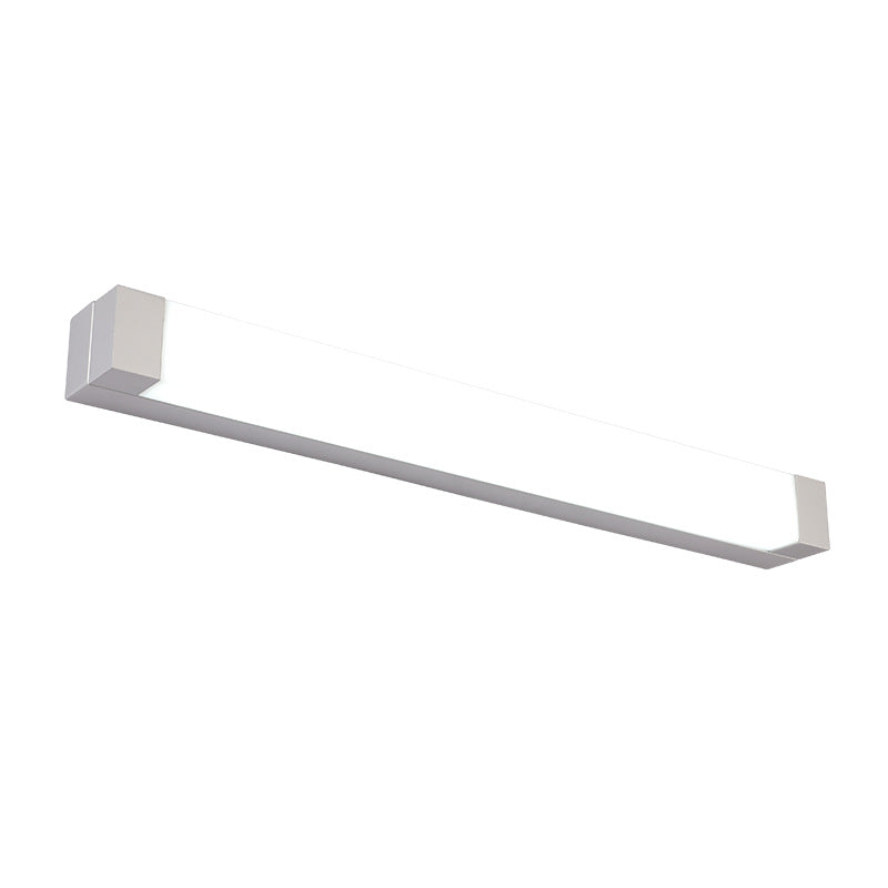 Nordic Led Vanity Light: Acrylic Bathroom Wall Sconce Flush Mount White