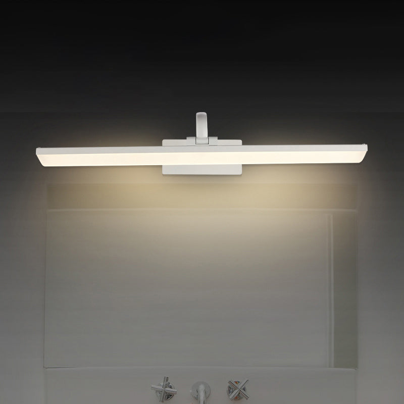 Modern Led Vanity Lamp With Acrylic Swivel And Bar Design For Bath White / 16