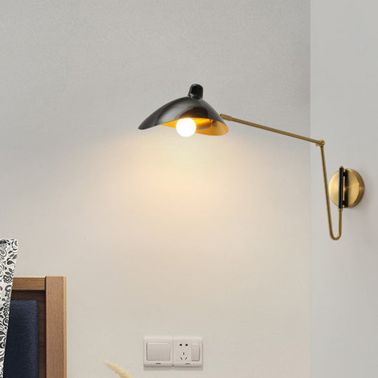 Duckbill Reading Light Metal Sconce - Adjustable Joint Perfect For Single Bedroom