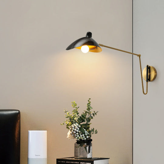 Duckbill Reading Light Metal Sconce - Adjustable Joint Perfect For Single Bedroom
