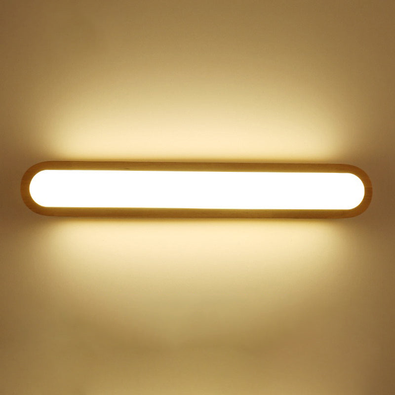 Sleek Led Wall Sconce With Acrylic Diffuser - Ideal For Hallways