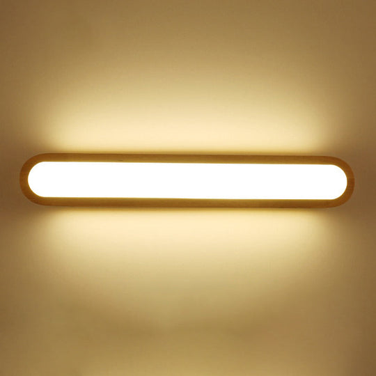 Sleek Led Wall Sconce With Acrylic Diffuser - Ideal For Hallways