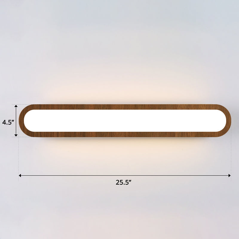 Sleek Led Wall Sconce With Acrylic Diffuser - Ideal For Hallways