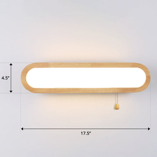 Sleek Led Wall Sconce With Acrylic Diffuser - Ideal For Hallways