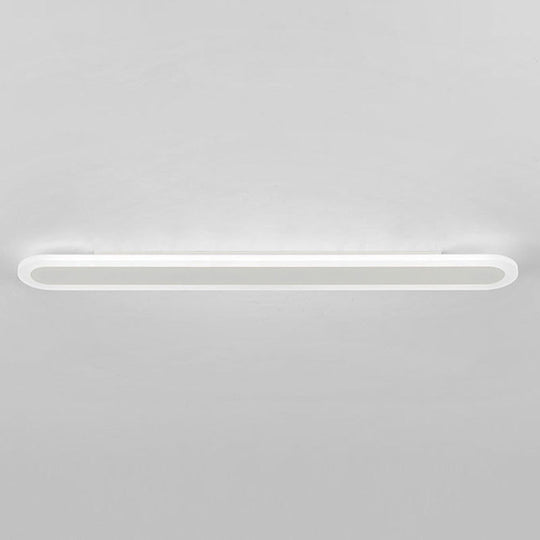 Nordic Style Acrylic Bar Led Wall Sconce For Corridor Lighting White / 31.5 Warm