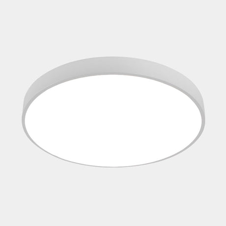 Nordic Led Ceiling Light With Acrylic Diffuser For Hallways - Sleek Metal Flush Mount White / 9