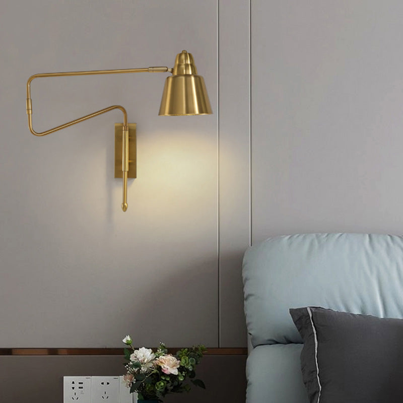 Modern Wall Mounted Reading Lamp: Retractable Arm Nordic Style
