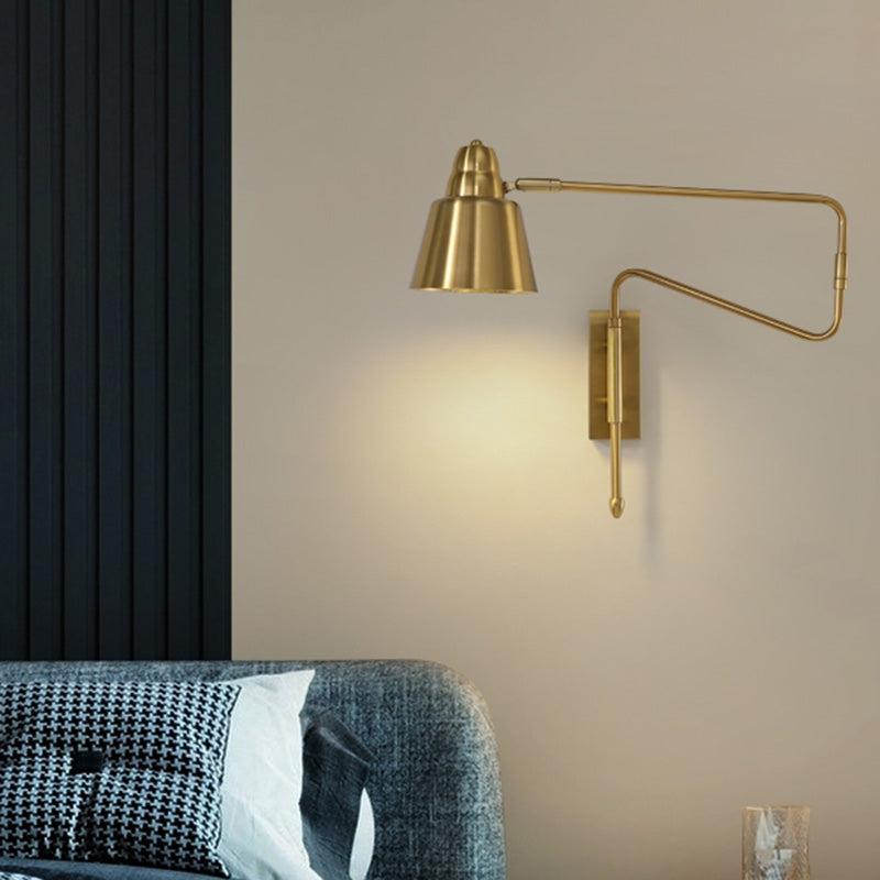 Modern Wall Mounted Reading Lamp: Retractable Arm Nordic Style