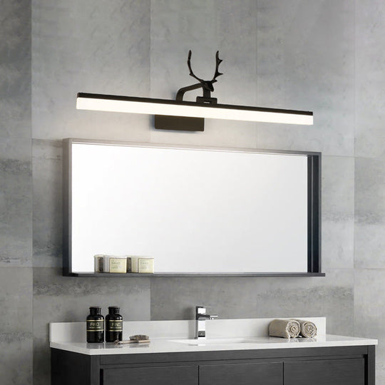 Country Style Adjustable Led Vanity Mirror Light With Acrylic Design Wall Sconce Lighting