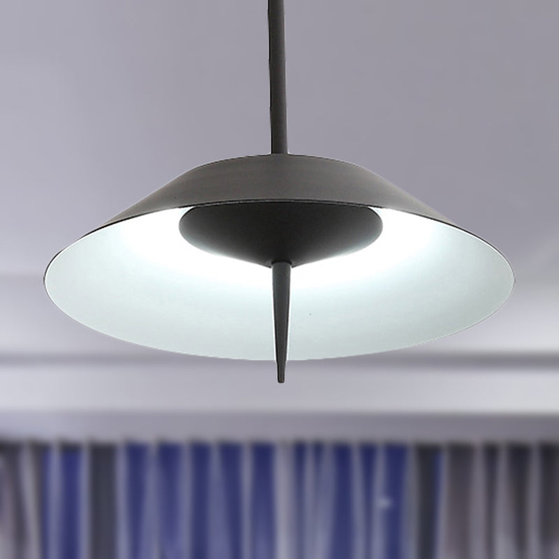 Nordic Style Metal Pendant Light With Cone Shade - Black/Copper/Gold Finish Ideal For Dining Room &