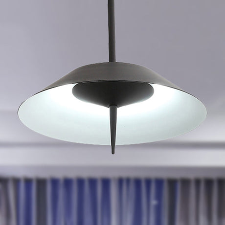 Nordic Style Metal Pendant Light With Cone Shade - Black/Copper/Gold Finish Ideal For Dining Room &