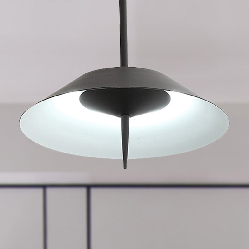 Metal Nordic Style Pendant Light - Black/Copper/Gold Cone Shade Perfect For Dining Rooms