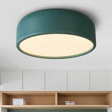 Nordic Led Ceiling Light For Kids Bedroom With Acrylic Dome Shade Blue / 14