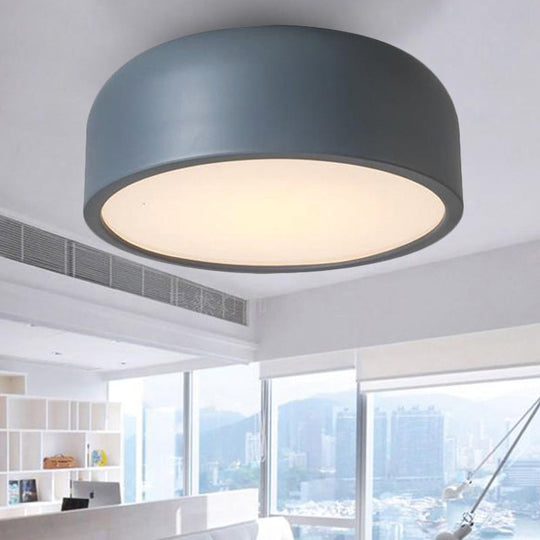 Nordic Led Ceiling Light For Kid’s Bedroom With Acrylic Dome Shade