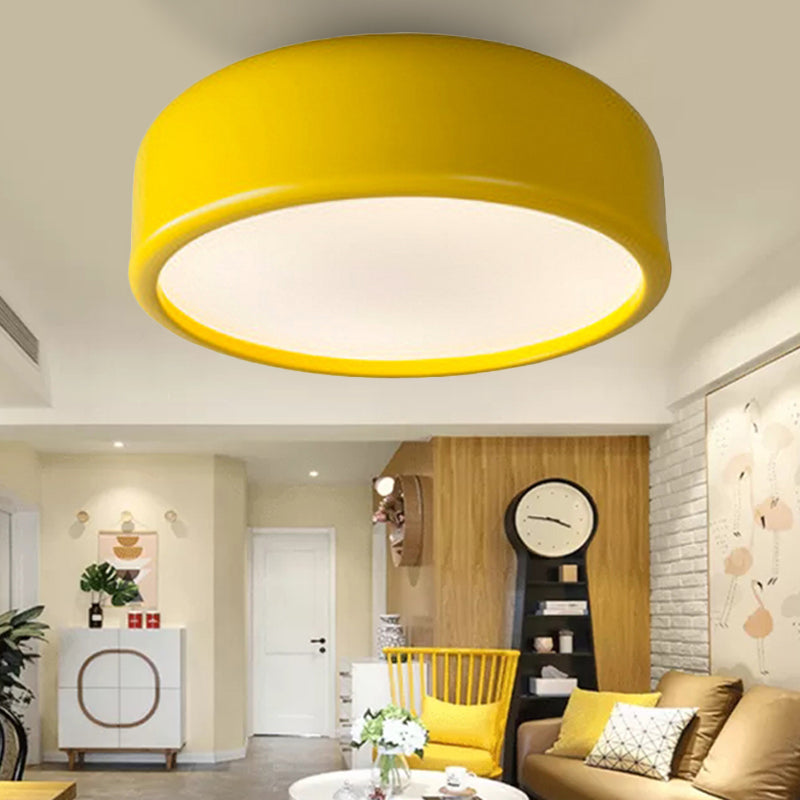 Nordic Led Ceiling Light For Kids Bedroom With Acrylic Dome Shade