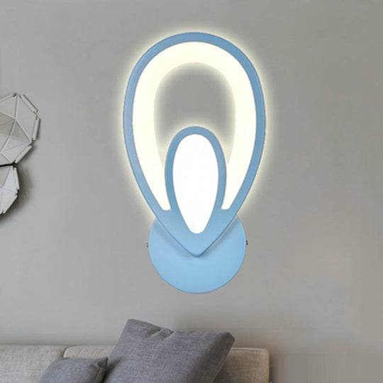 Candy Colored Cartoon Sconce Lamp For Childs Bedroom Stair Wall