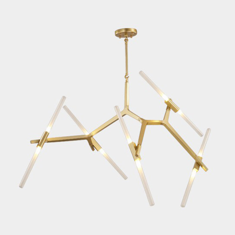 Post-Modern Metal Pendant Ceiling Light Fixture - Branches Design 10 / Gold