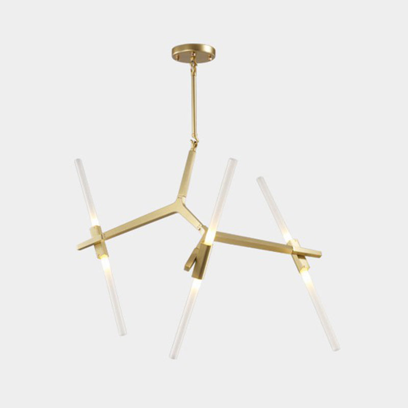 Post-Modern Metal Pendant Ceiling Light Fixture - Branches Design 6 / Gold