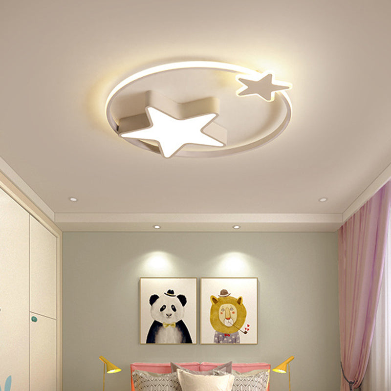Star - Shaped Kids Led Ceiling Light For Bedroom
