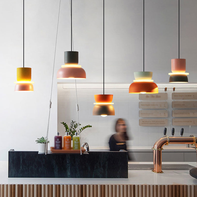 Modern Contemporary Pendant Lighting Colorful Macaron LED Hanging Light Fixture pendant Light