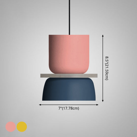 Modern Contemporary Pendant Lighting Colorful Macaron LED Hanging Light Fixture pendant Light