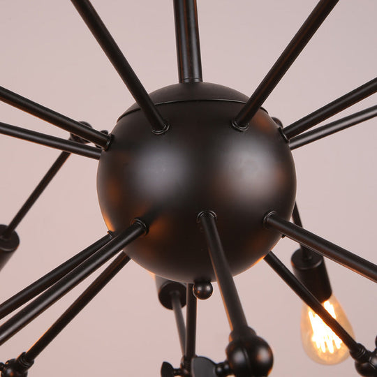 Industrial Sputnik Chandelier For Bar Or Coffee Shop