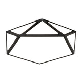 Modern Geometric Led Flush Mount Ceiling Light With Macaroon Style For Hallway And Bedroom