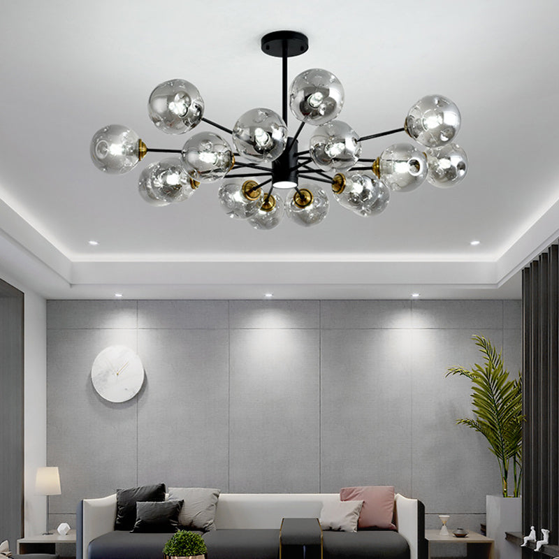 Modern Glass Bubble Chandelier Pendant Lights For Bedrooms