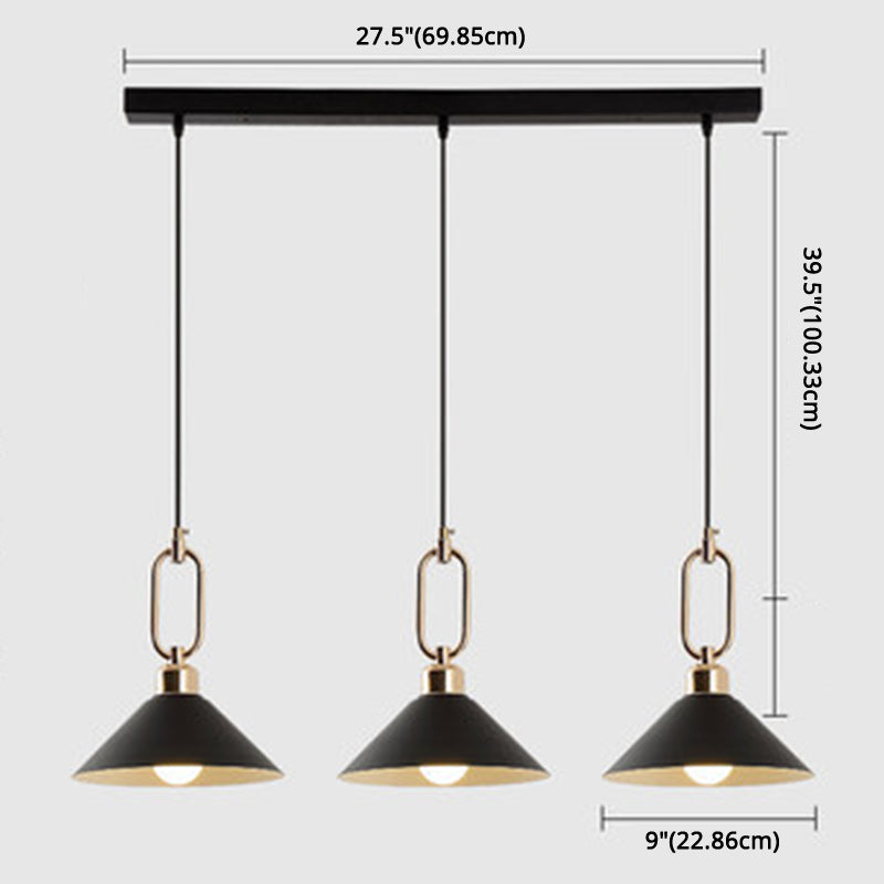 Modern Macarons Umbrella Pendant Light With Metal Ring - Stylish Lighting